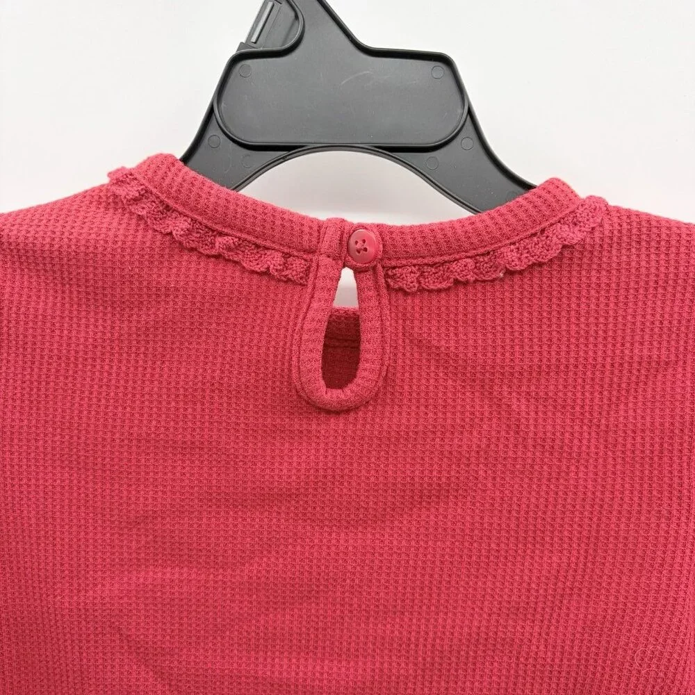 Garanimals Baby Girls 24 Months‎ Long Sleeve Thermal Waffle Knit Bodysuit 1305